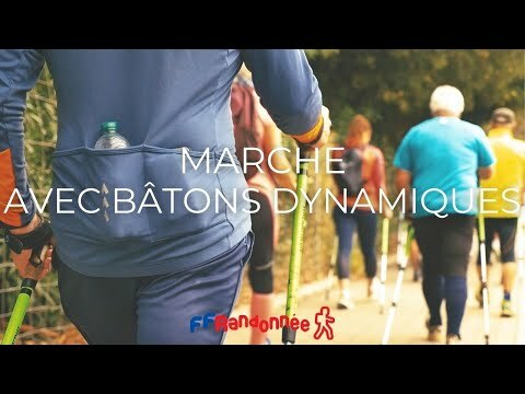 la marche avec Bâtons dynamiques