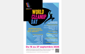 World Clean Up Day à Nans rdv à 8h30 au City Park