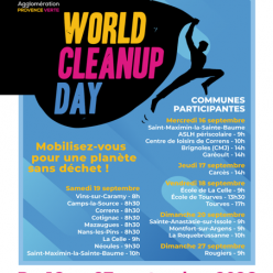 World Clean Up Day à Nans rdv à 8h30 au City Park